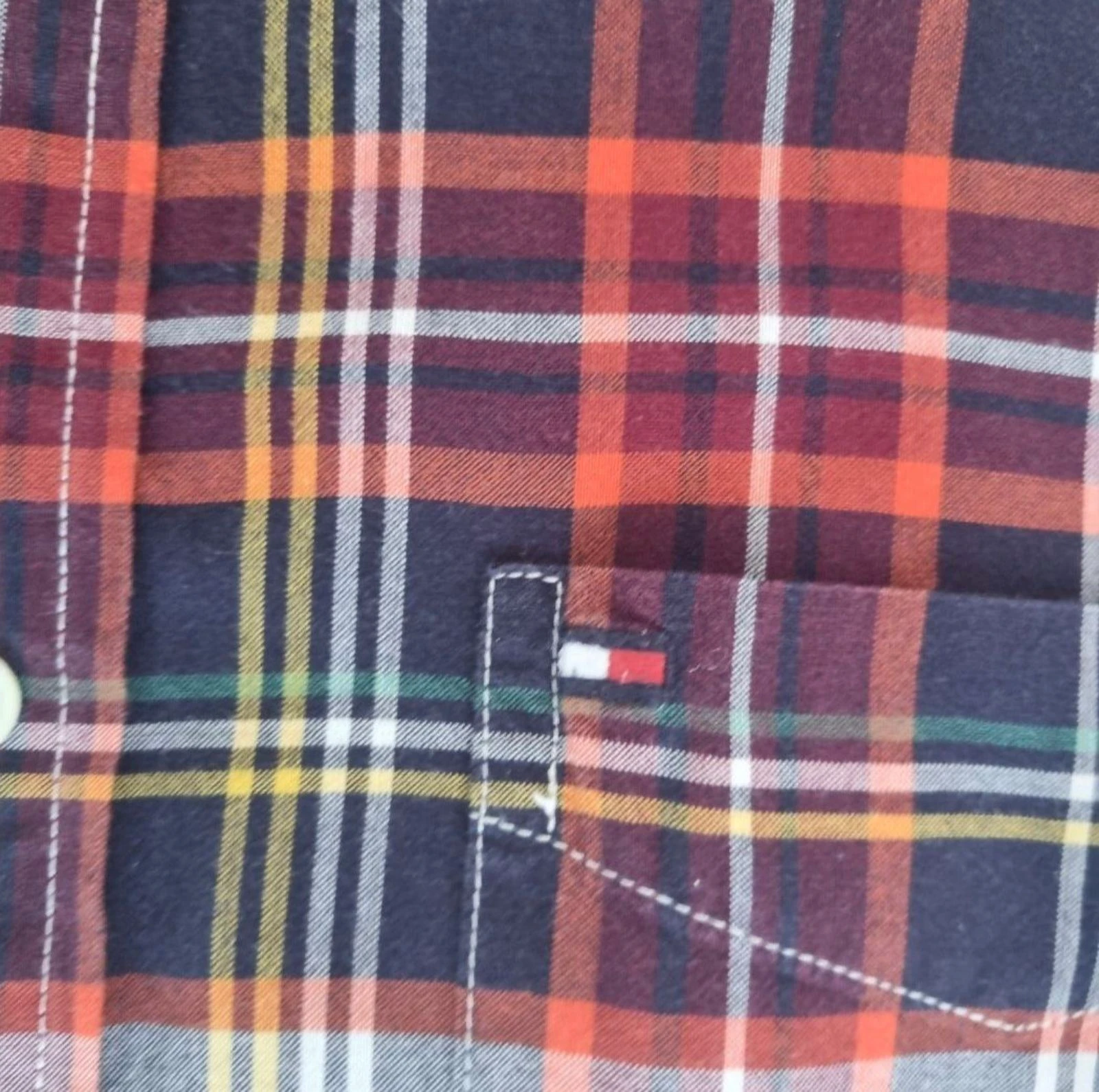 Camisa a cuadros Tommy Hilfiger – Ajuste personalizado – Talla M – photo 5